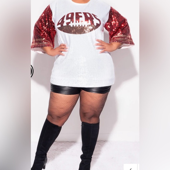 Sale‼️San Francisco 49er Sequin Dress. No discount - Picture 6 of 10